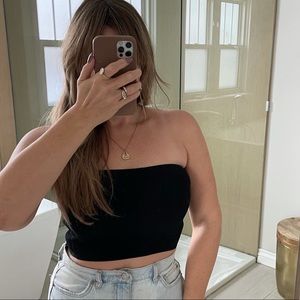 Babaton Sculpt Knit Tube Top